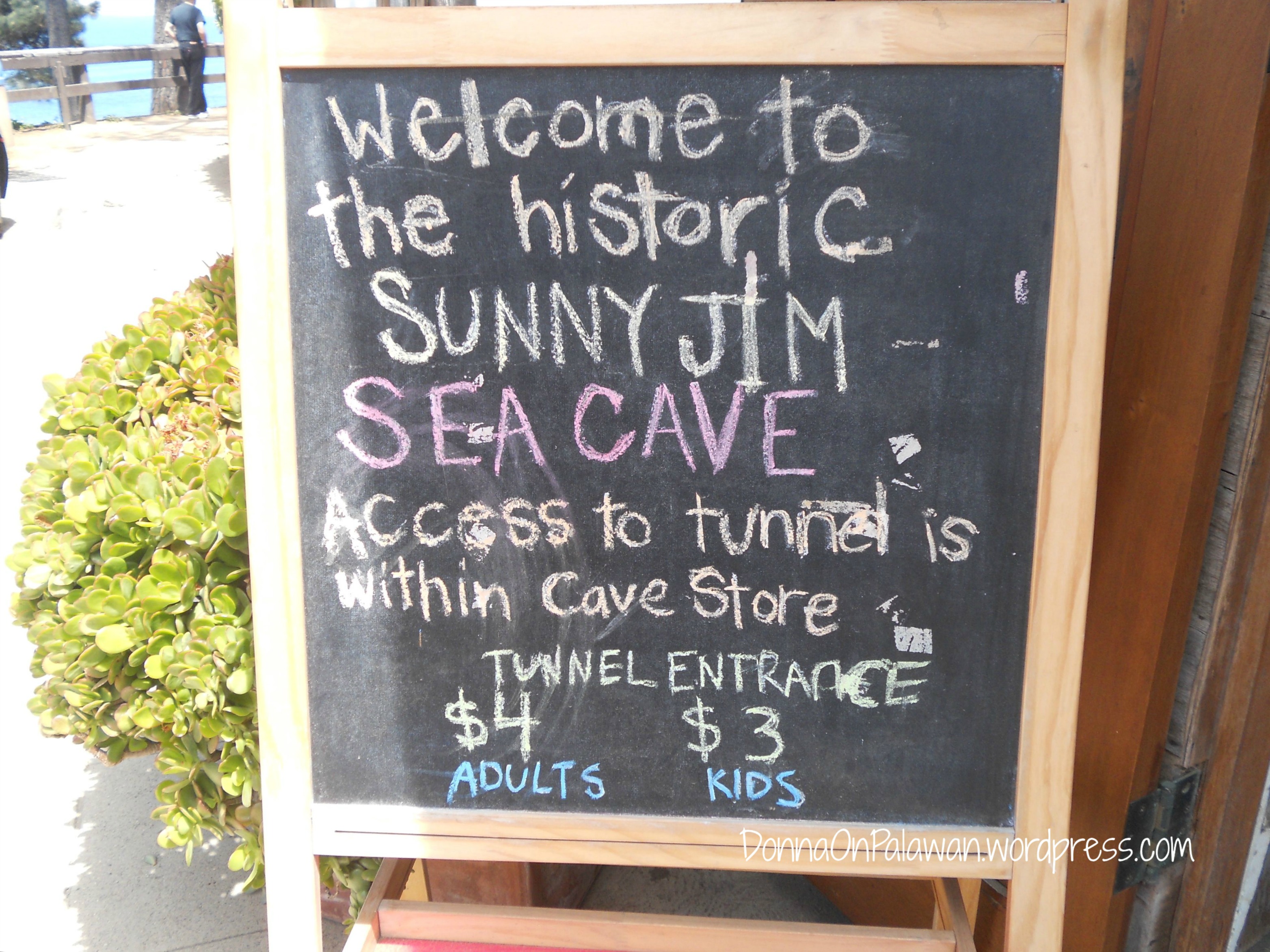 La Jolla Cave entrance DonnaOnPalawan Donna Amis Davis